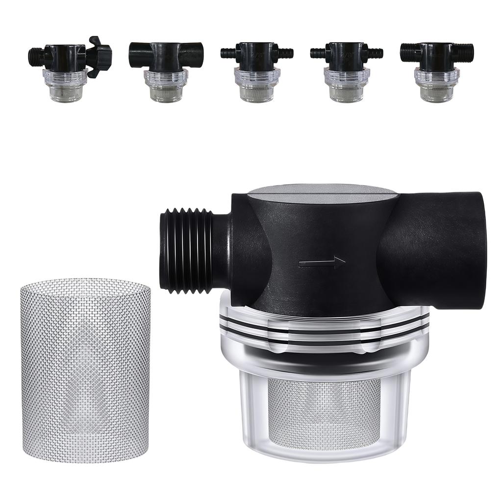 Efficient Whole Home Water Pre Filter System Health Focused Water Filtering Solution Nylon Texture Backwash Filter