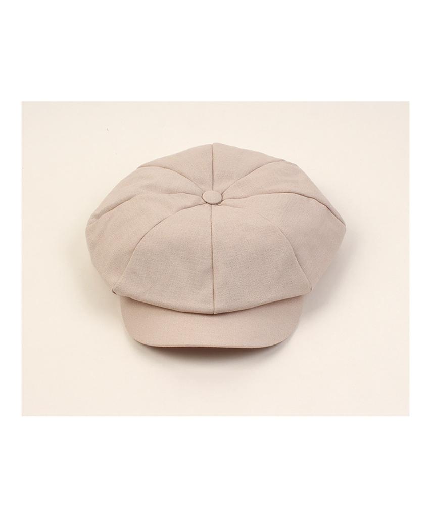 Yunibeosyeolkemiseuteuli Cool Beige Linen Newsboy Cap