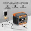Flashfish P66+TSP100 Portable Power Station 300W Output Power 7 Outputs 3 Ways To Recharge 6-layer Protection