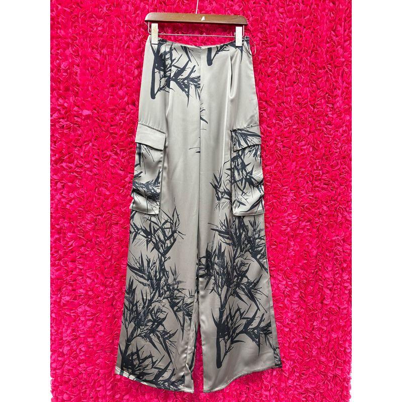 

Экспорт Сексуальный Бренд Моданова Семья Национальный Стиль Сексуальный Костюм Принт Бамбуковый Лист Винтаж Топы + Юбка Guofeng Bamboo Leaf/Single Pants S