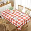 Checkered Tablecloth Rectangular Dining Table Tablecloth for Coffee Table Mat Kitchen Picnic Travel Party Decoration Tablecloth