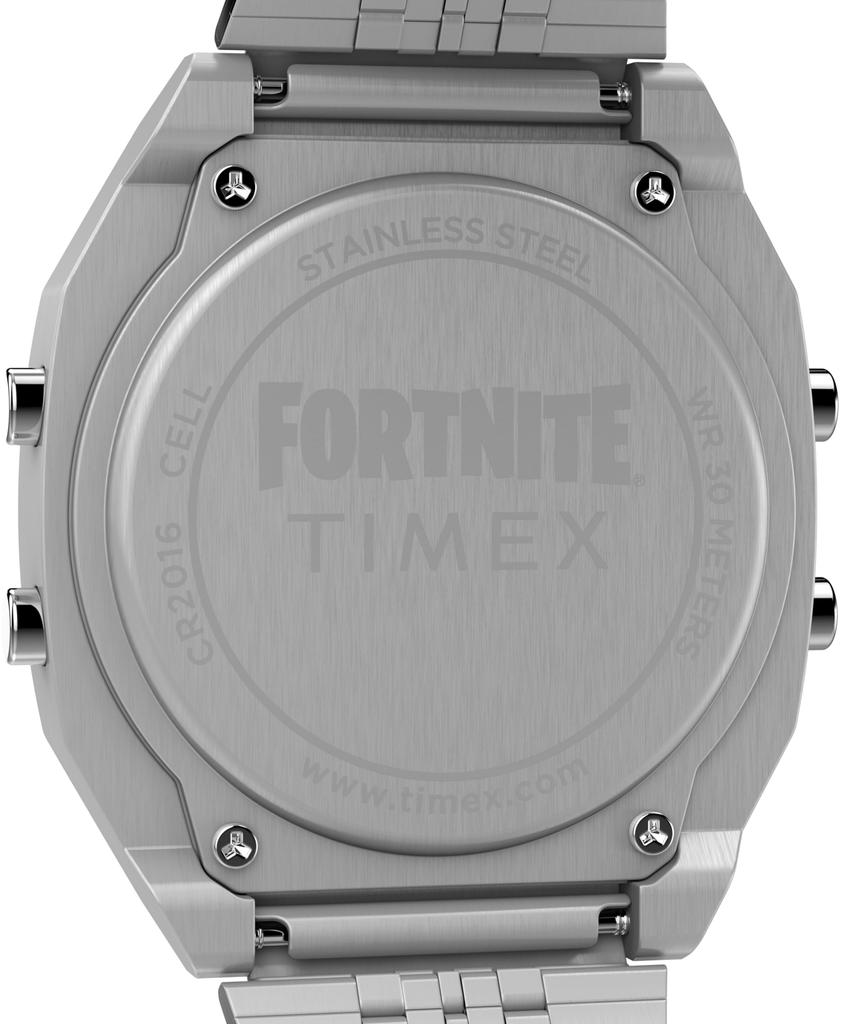 TIMEX Timex x Fortnite Digital 3 ATM Water Digital Unisex (Timex) Watch, Resistant, Plastic, Dial, TW2Y46100, [Used]