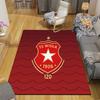 WISLA KRAKOW Flannel Pattern Square Carpet,Area Rug,Carpet Rug for Living Room Bedroom Sofa Playroom Decor,Non-slip Floor Mat