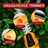 2 IN 1 Cordless Electric Hedge Trimmer 20000RPM Rechargeable Handheld Household Shrub Weeding Pruning Mower Garden Tools