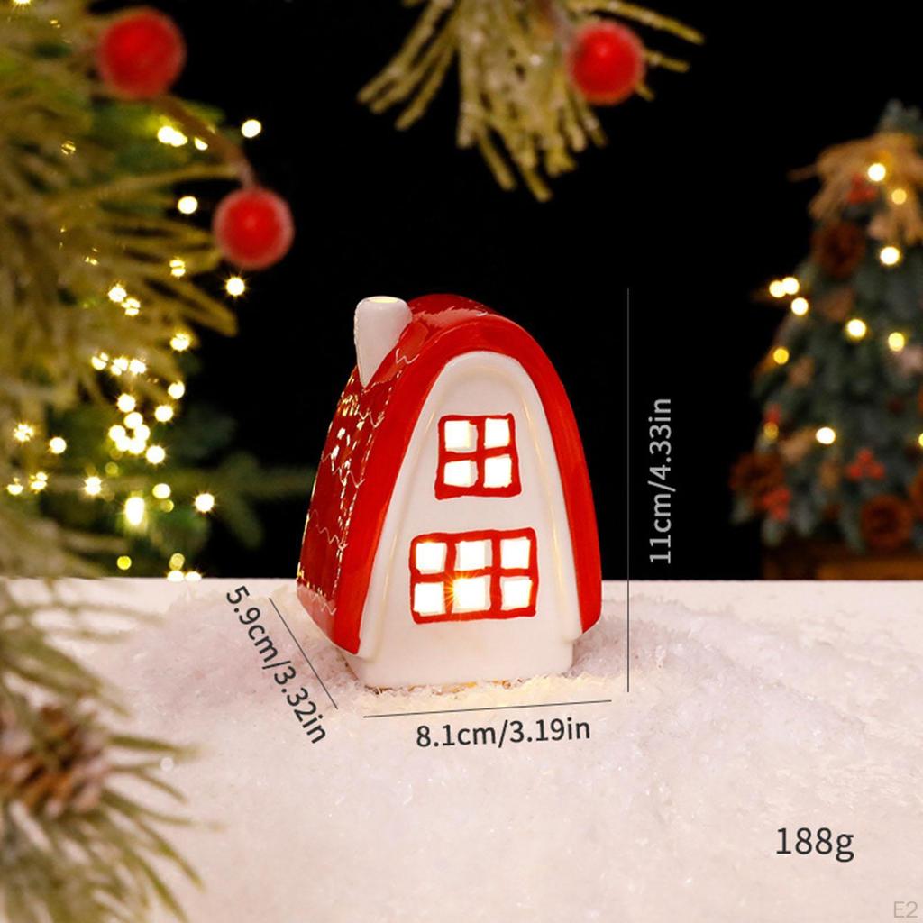 Ceramic Christmas Light Decoration for Village House