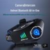 Q282X Motorcycle Bluetooth Helmet with 1080P HD Camera and Intercom System
