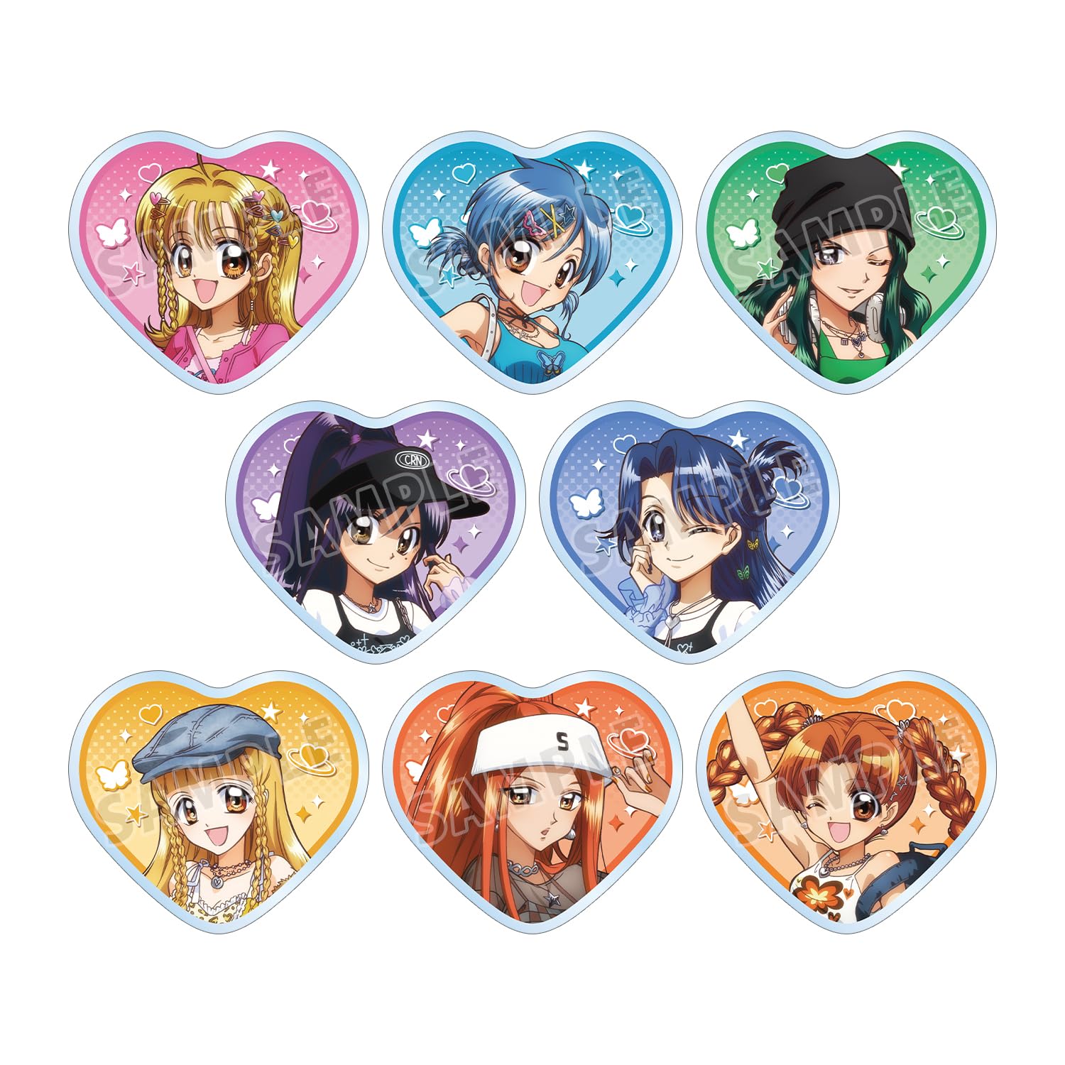 

Pichi Anime Original Illustration Y2K Fashion Trading Acrylic Badges Box of 8 Michi Pitch Ver.