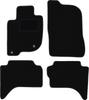 Black Velour Floor Mats For: Mitsubishi L200 V Off-road (2015-)