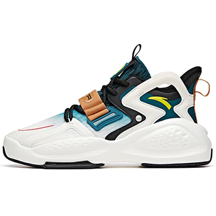 

New Anta Bastard 2.0 Durable Breathable Low-Top Skateboard Shoes Men s White 112038081-4 40.5