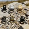 Multipurpose D Rings Eyelet Rivet Clasps Rustproof Metal Carabiner Easy Disassemble D Rings Mountaineering Buckle