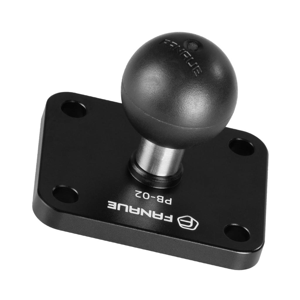 FANAUE Ball Base Aluminum Alloy Mount Base RAM Mount Compatible AMPS Standard Hole Configuration Compatible with Various Mobile Navigation