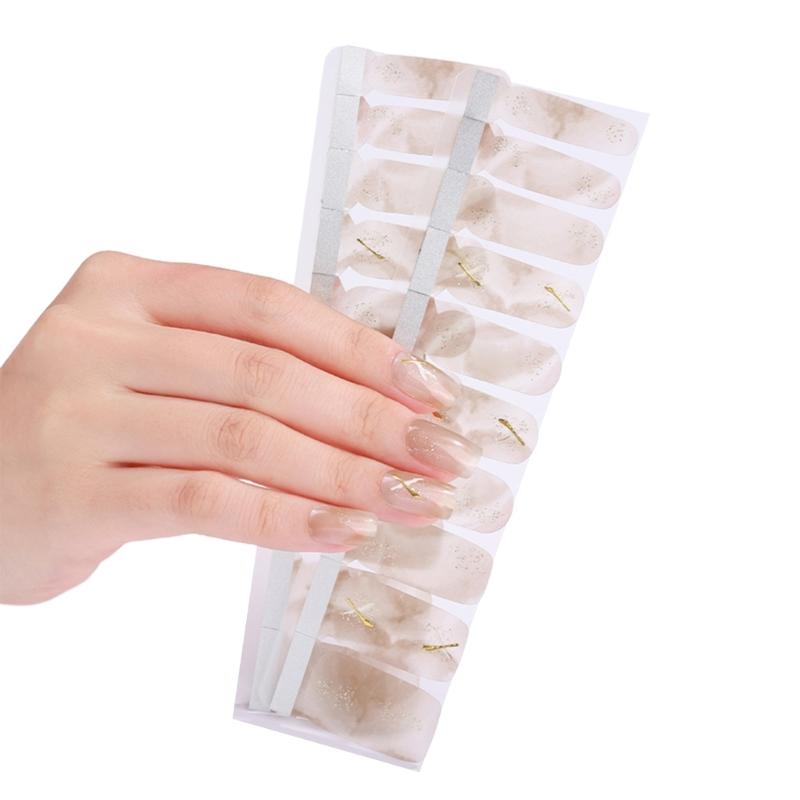 

1 Sheet Nail Decals Nails Polish Strips Stickers Self-Adhesive DIY Art Decoration Fashionable and Distinctive Patterns