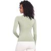 Nessaj Yoga Shirts mit Daumenloch Damen Langarm Sport Fitness Top Schnelltrocknendes Lauf-T-Shirt