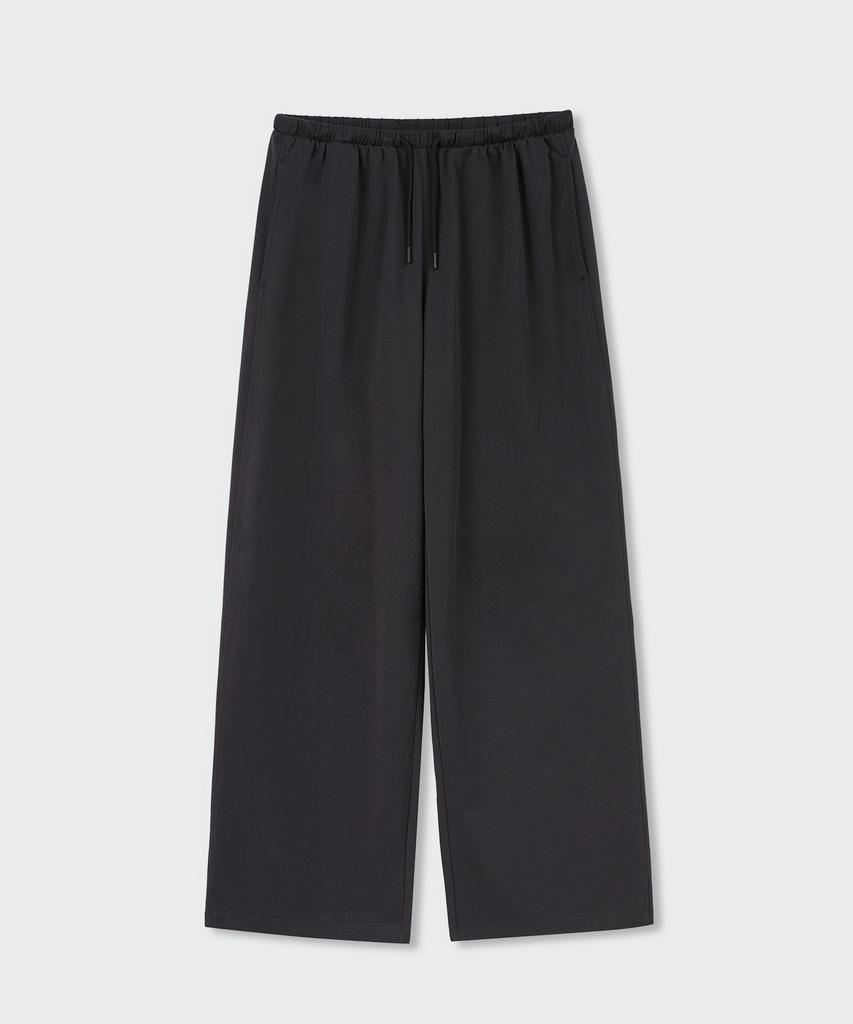 MUSINSA STANDARD WOMAN [Uv Protection] Women'S Cooling Jersey Wide Pants [Dark Grey]