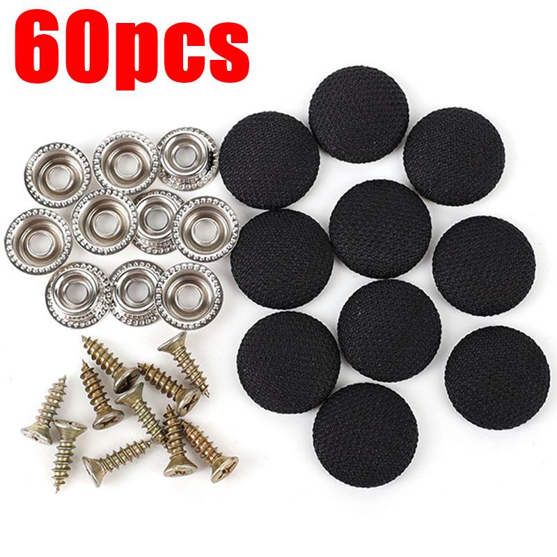 60/30Pcs Car Roof Fasteners Roof Cloth Fall Off Repair Buckle Roof Cloth Drooping Fixed Buckle Car Interior Ceiling Flannel Tool