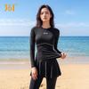 361° Damen Langarm Rash Guard & Hose Badeanzug Set