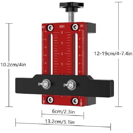 Drawer Front Installation Clamps Adjustable Cabinet Hardware Jig for Knobs Handles and Pulls Cabinet Template Tool