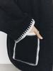 Knitted Open-Front Cardigan Sweater Spring New Style Loose Color Block Long Sleeve Wool Coat