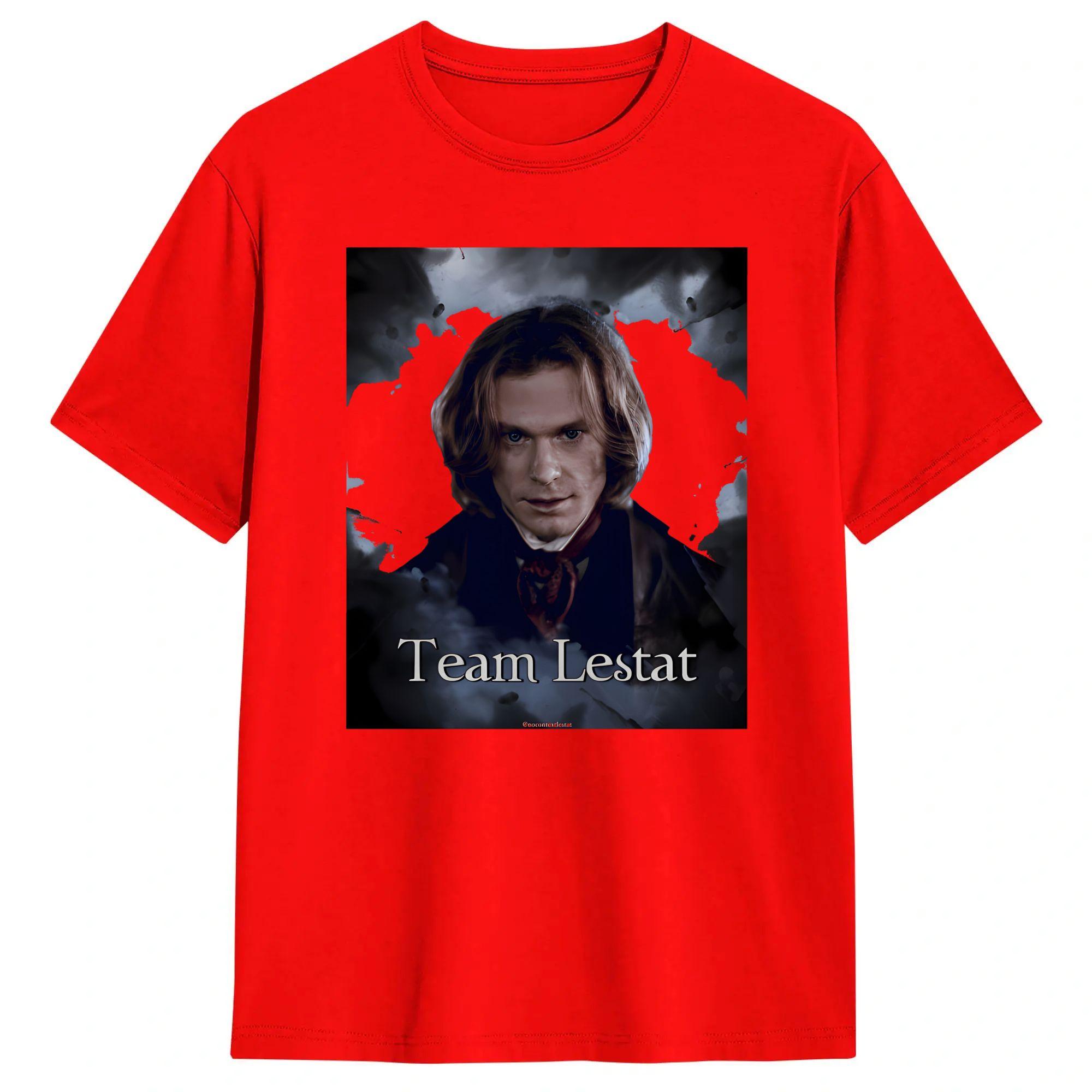 Casual T Shirt Beach The Vampire Lestat Leisure T Shirts Team Lestat 100 Cotton Tee Shirt Couple Aesthetic Plus Size Tops S