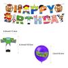 25-teiliges Toy Story Dekorationsbanner mit Geburtstagsballons, perfekt für Geburtstage, Jubiläen, Kindertag und mehr.