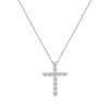 2023 Women's Luxury Inlaid Diamond Cross Necklace Sweater Chain