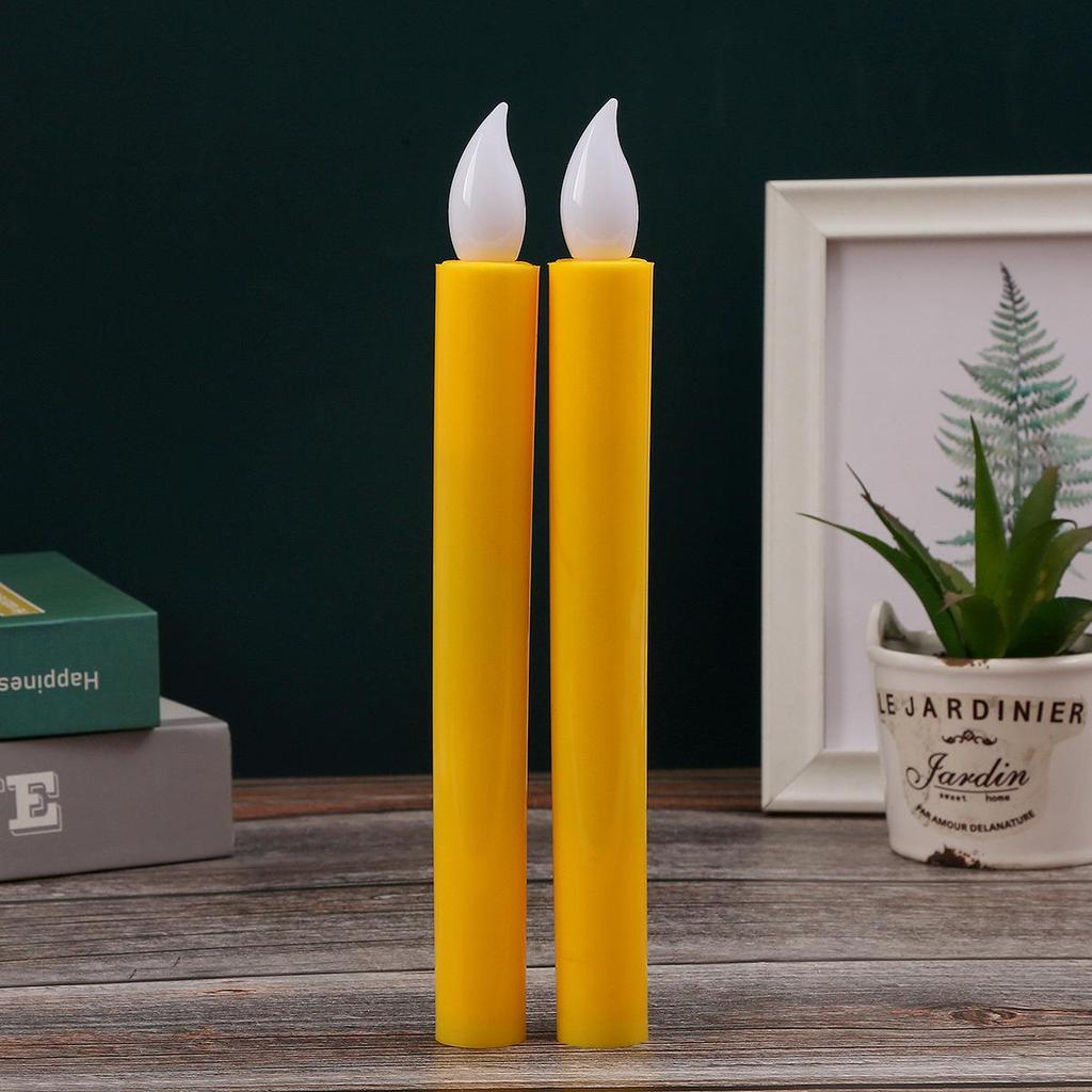 LED Flameless Long Pole Candle Light for Church, Wedding, Venue Decor