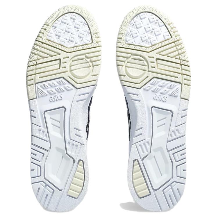 New Asics EX89 Cushioning Wear Resistant Low Top Running Shoes Unisex White Black 1201A476-115