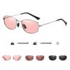 Aoron Polarized Fashion Sunglasses Men'S Driver Driving Sunglasses Small Frame Color-Changing Sunglasses A773