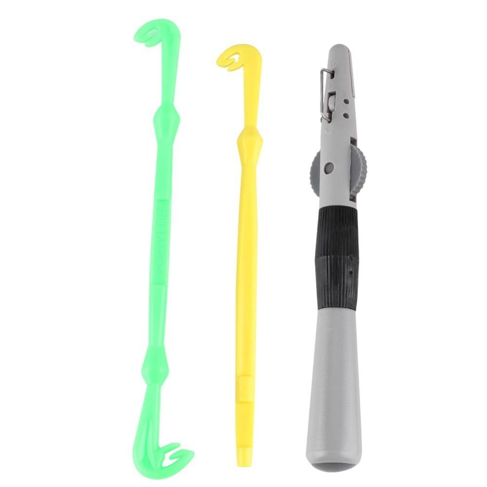 

with Two Fishing Knot Tool Fishing Hook Tier Single and Double Hook Line Tie Tool Fishing Lovers Tiers Set