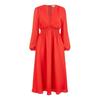 Womens/Ladies Shimmer Dobby Midi Swing Dress