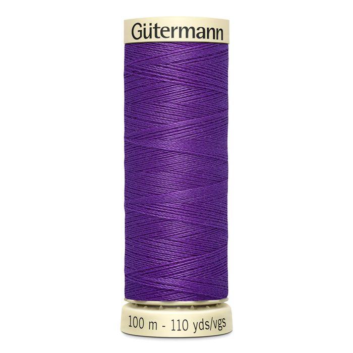Lot de 5 bobines 100m Fil 100% polyester Gutermann Ref 788988 - Att 392 - violet