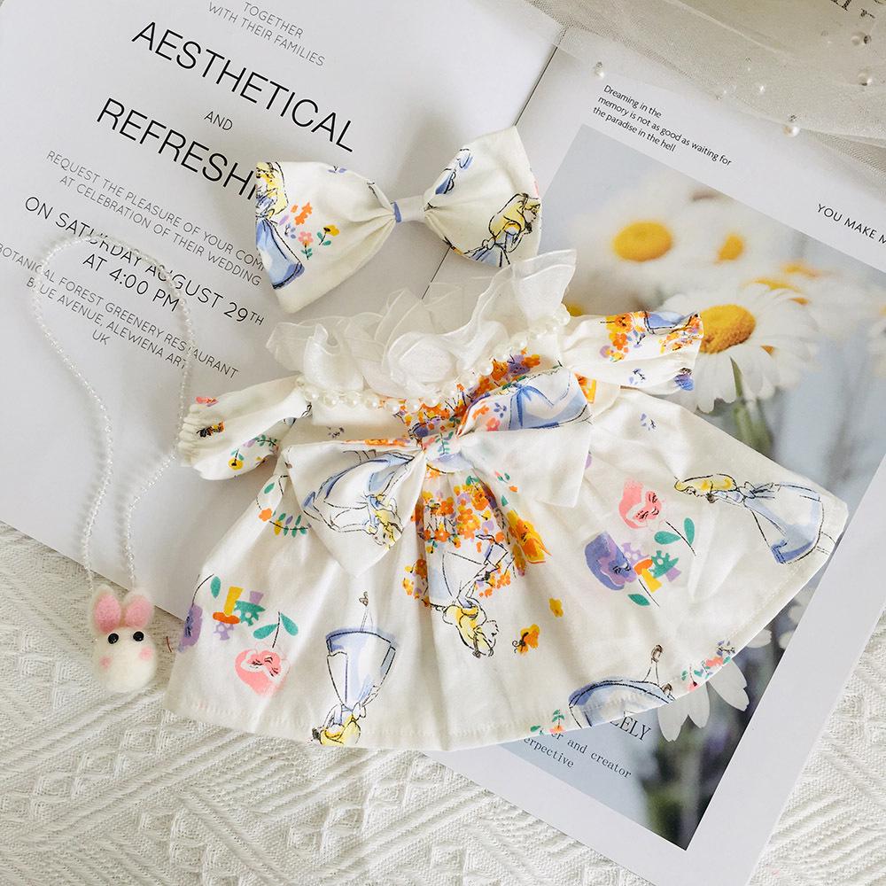 Medium 30cm Handmade Doll Clothes for Jointed Bear - S Size Belle Lulu Outfit Gift for Girls