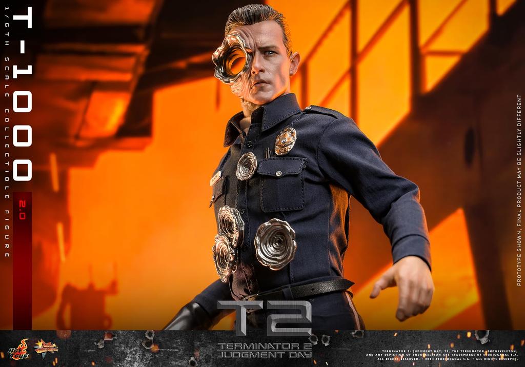 Movie Masterpiece Terminator 2 Scale Figure T-1000 (Version 2.0) 1/6