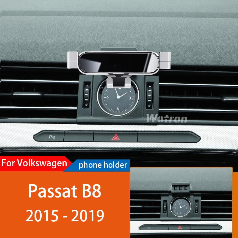 Car Mobile Phone Holder For Volkswagen Passat B7 B8 B9 2011-2022 360 Degree Rotating GPS Special Mount Support