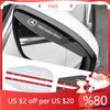 FLT2   2025 Hot 2pc Car Rearview Mirror Rain Eyebrow Visor Sticker Auto Accessories For Mercedes Benz W211 W203 W204 W210 W124 AMG W202