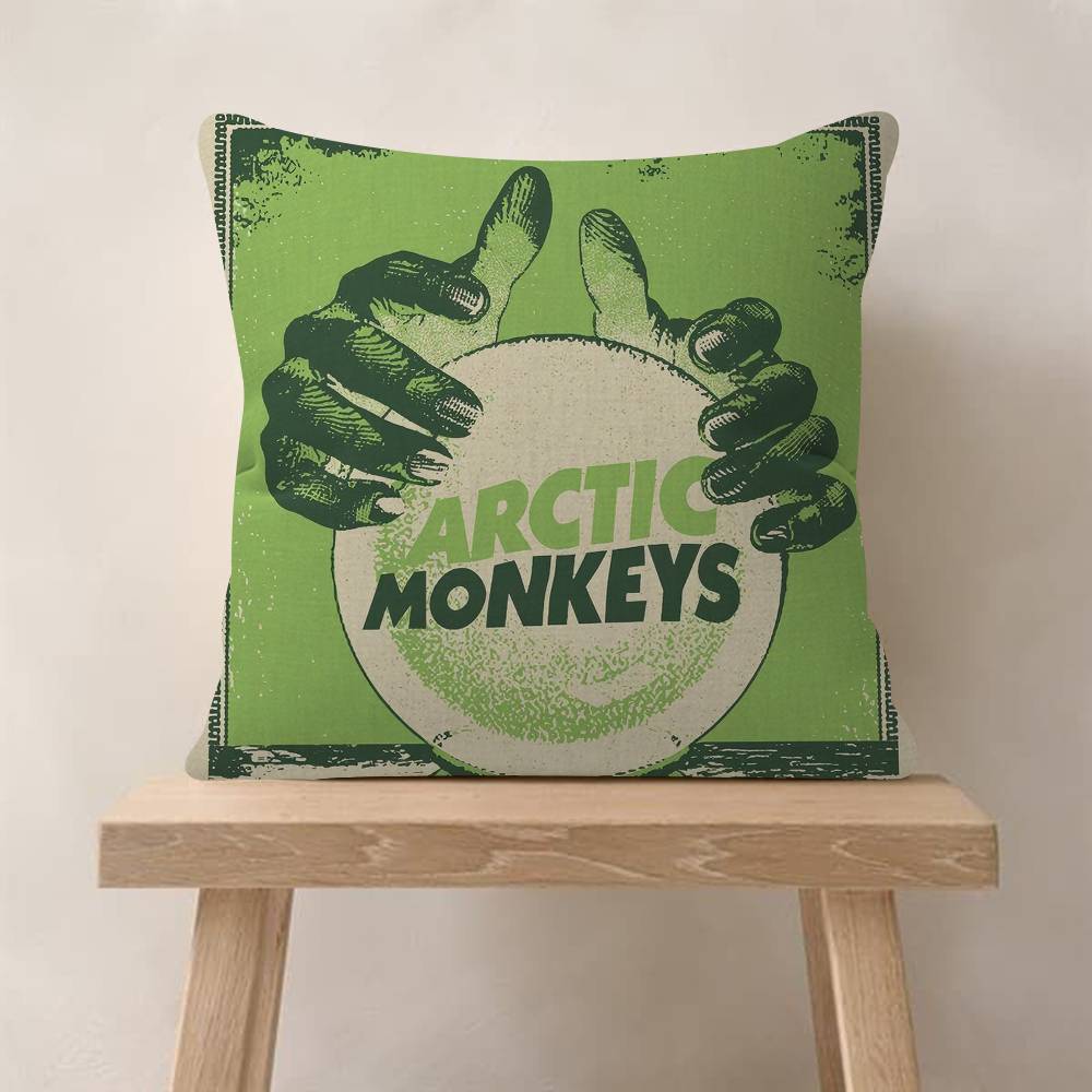 Vintage Arctic Monkeys Rock Band Music Cushion Cover Decorative Pillow Sofa Home Decor Case Pillow Cases