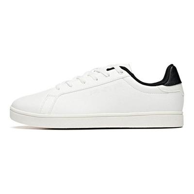 Lifestyle Low Top Sneakers Mens White Black 112018064-1