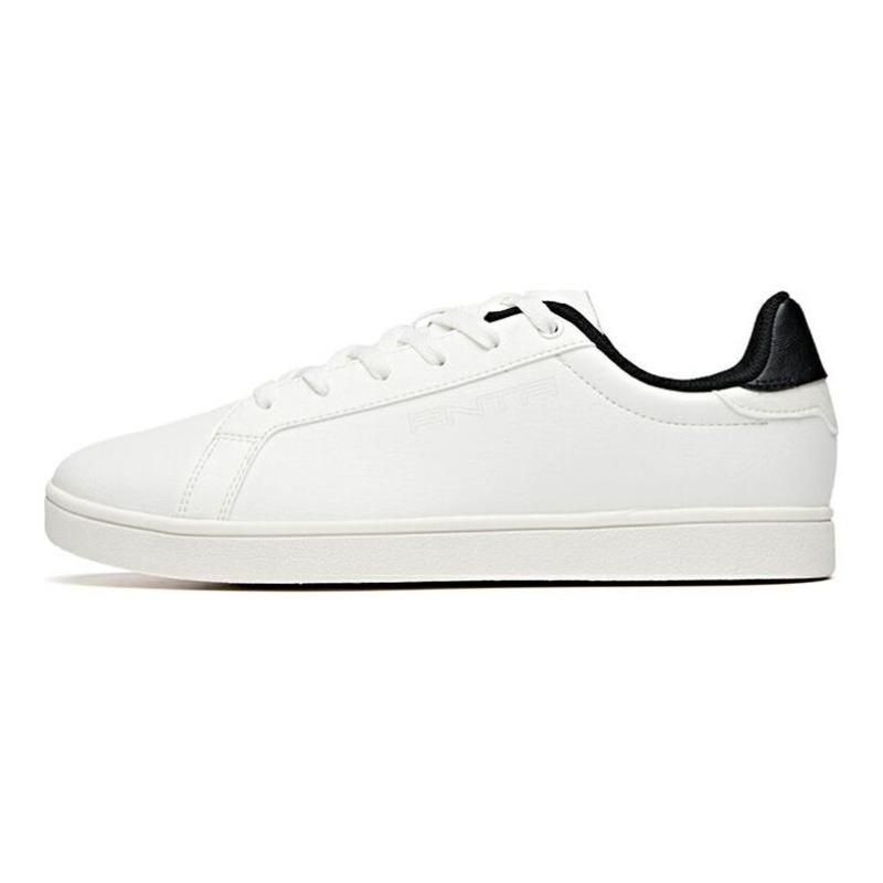 Anta Lifestyle Low Top Sneakers Mens White Black 112018064-1