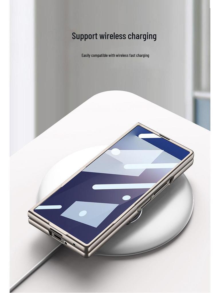 Samsung Z Fold 7 Ultra-thin Wrist Strap Case with Film & Finger Ring