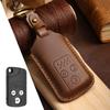 Honda Key Protective Cover: Genuine Leather Shell for Accord, Odyssey, Fit