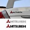 3D Metall Auto Logo Karosseriebuchstaben Motorhaubenabzeichen Aufkleber Auto Dekor Zubehör Für Mitsubishi 9 Ralliart X EX ASX L200 Colt Cross