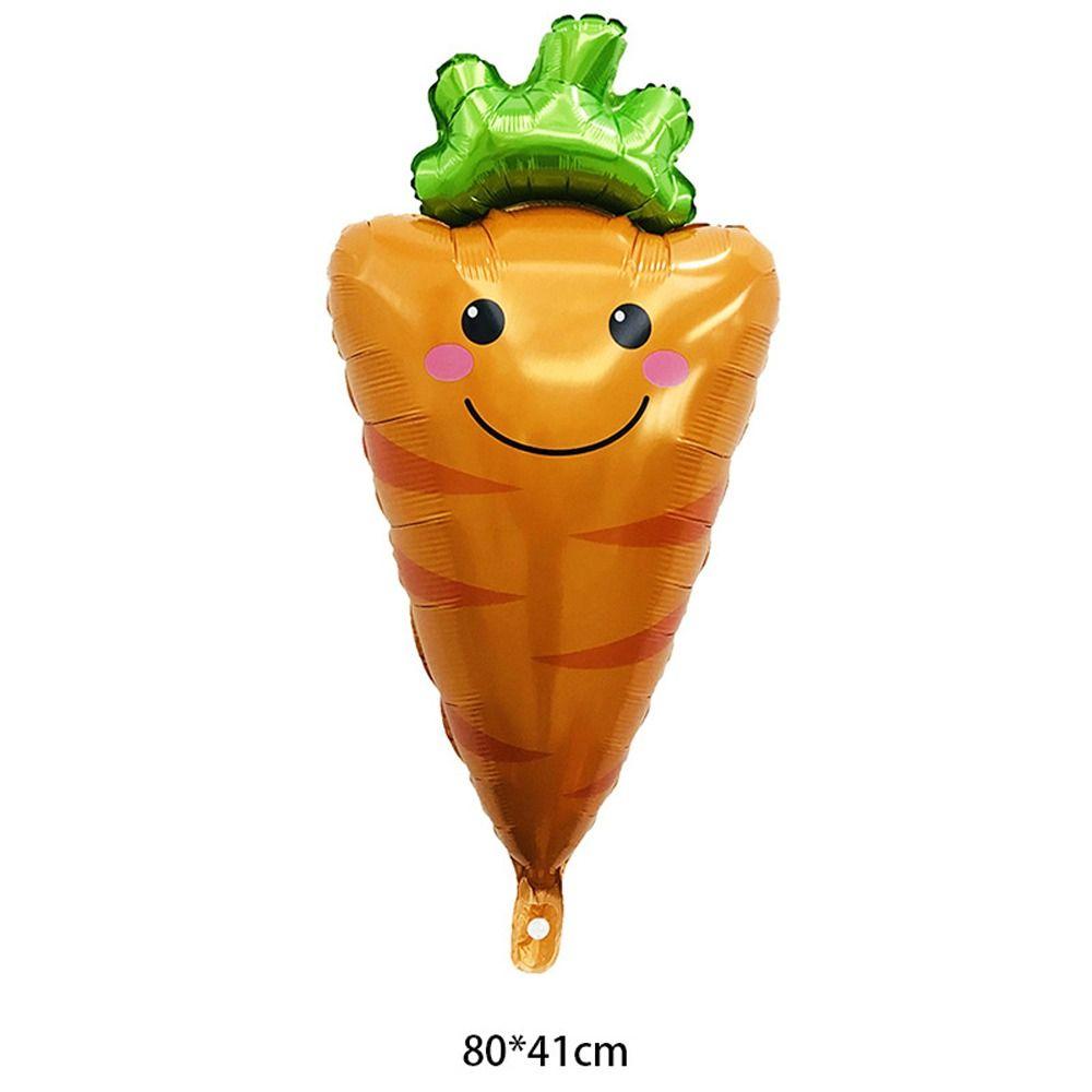 

Cartoon Fruits Vegetables Foil Balloons Summer Aluminum Film Balloon Baby Shower Style 5