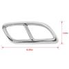 2X Rear Exhaust Tail Muffler Decor Cover Trim For Dodge Charger 2015+ Stainless