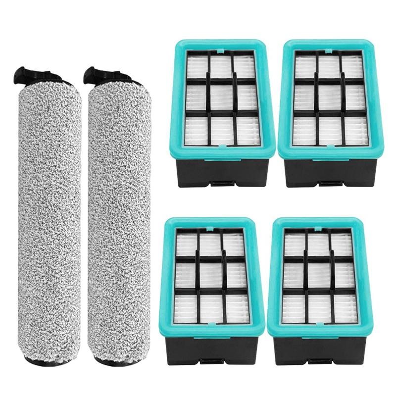 ABJI-For Bissell Crosswave Hard Floor Expert 3831 Roller Brush Hepa Filter Replacement Parts Accessories
