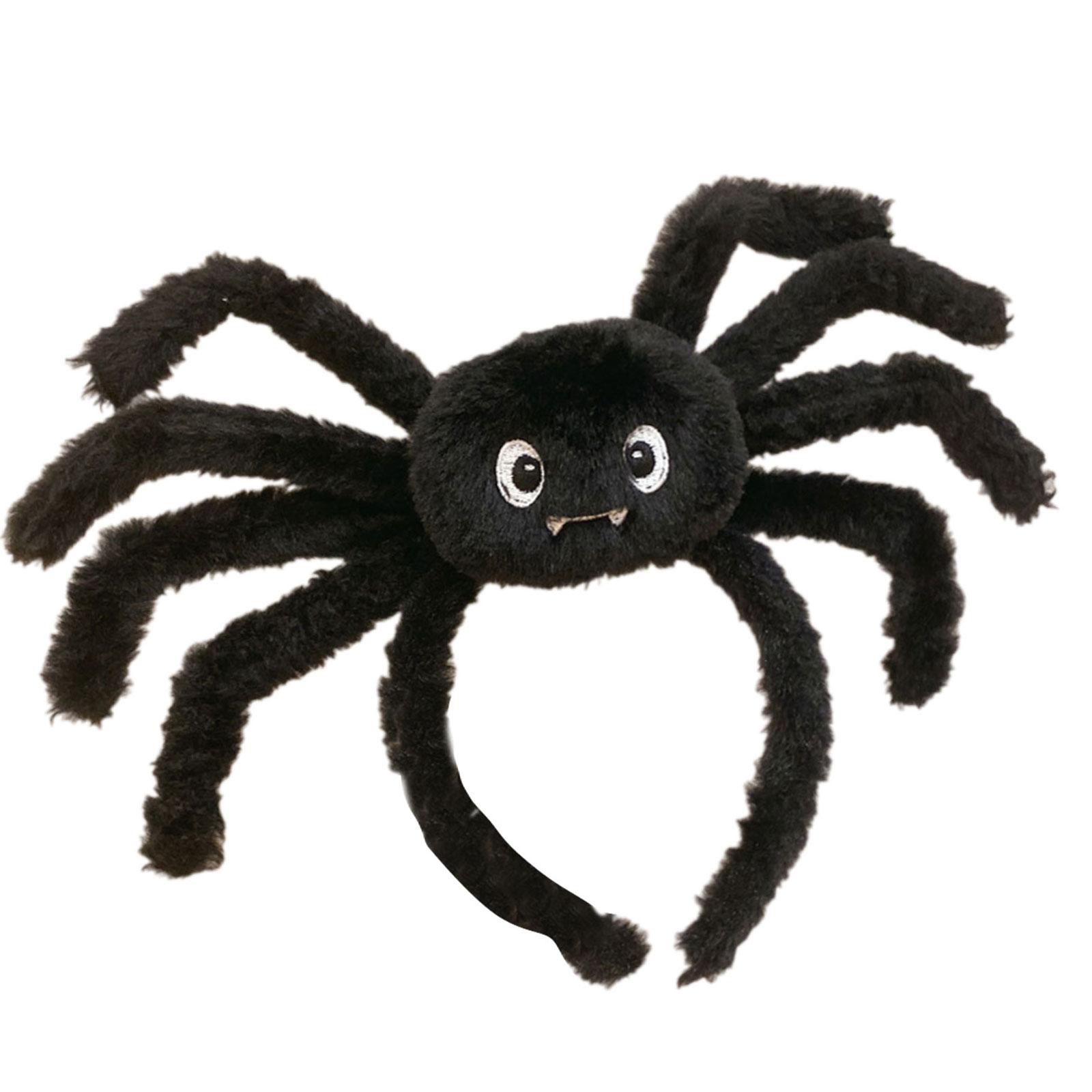 

3D Bat Feline Arachnid Headpiece Comfortable Cloth Design Halloween Party Decoration Event Gathering Hair Hoop B