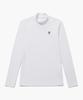 Meonsingweeo Women'S Ribbed Mock Neck Inner White Mr122Ltl14