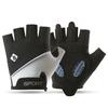 Fitness gloves men's and women's outdoor breathable ice silk non-slip and wear-resistant liquid silicone protective hiking half-finger cycling gloves