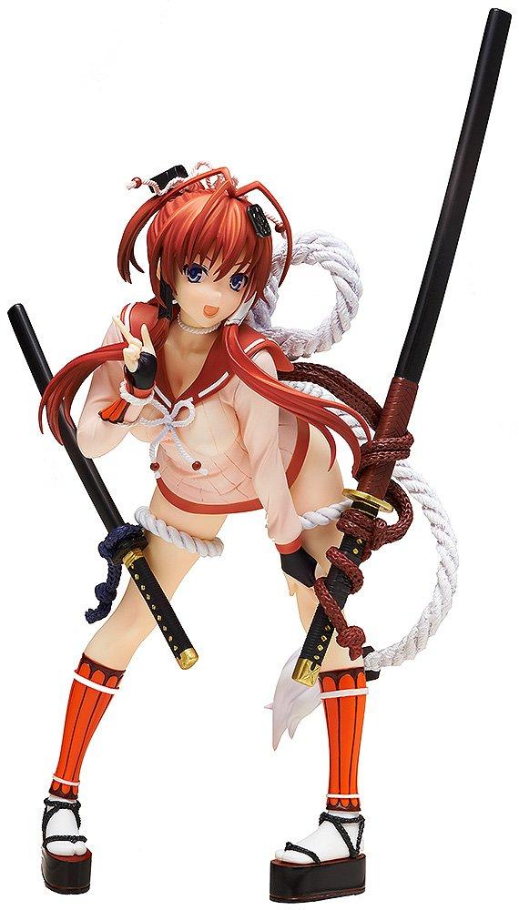 Hyakka Ryoran Samurai Bride Yagyu Jubei scale PVC painted finished figure 1/7