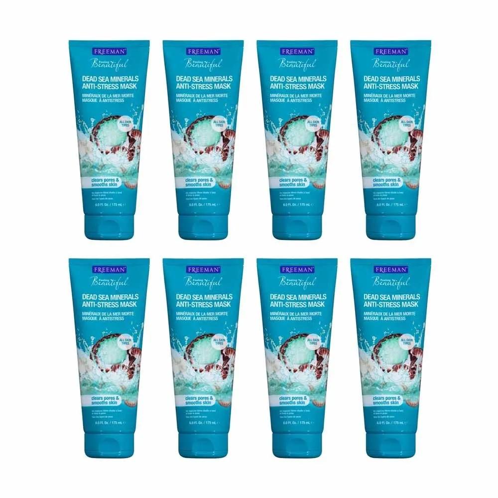 Freeman Dead Sea Mineral Anti-Stress Mask 175ml (8 Pieces)