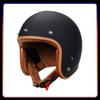 Men's Open Face Motorcycle Helmets Retro Jet Moto Helmet for Motorbike Scooter Cruiser Moped Woman Open Half Helmet DOT Approved